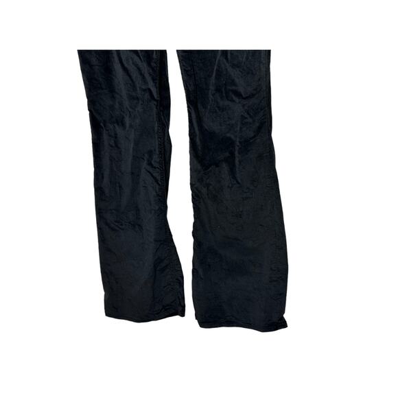 Old Navy Higher High-Rise Flare Black Velour Pants Secret-Smooth Pockets Sz 14 - Picture 3 of 6